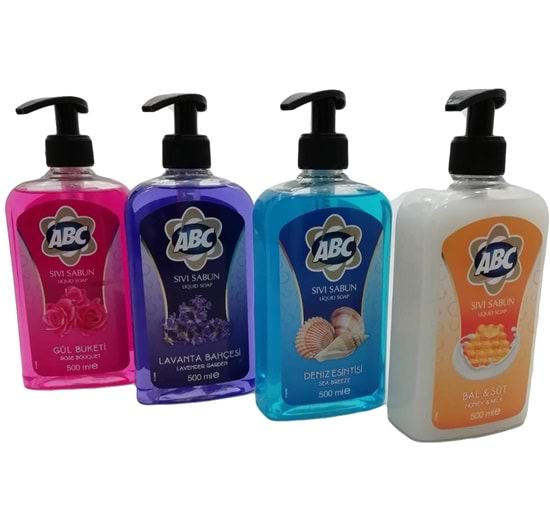 ABC SIVI SABUN ÇEŞİTLERİ 500 ML 
