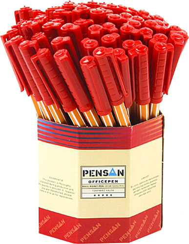 PENSAN KIRMIZI TÜKENMEZ KALEM 